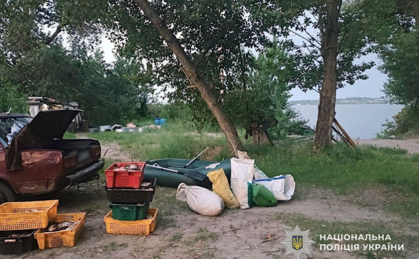 На Дніпропетровщині затримали браконьєрів із незаконним уловом