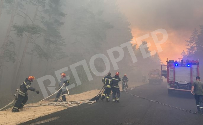 Днепропетровщина оказывает помощь в ликвидации пожаров на Луганщине