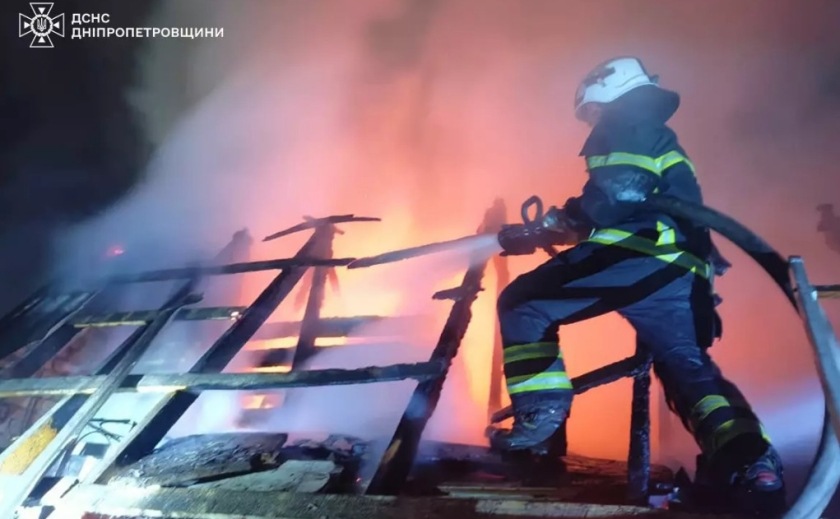 У Кам’янському горіла літня кухня