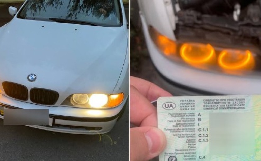 У Дніпрі патрульні затримали водія з підробленими документами