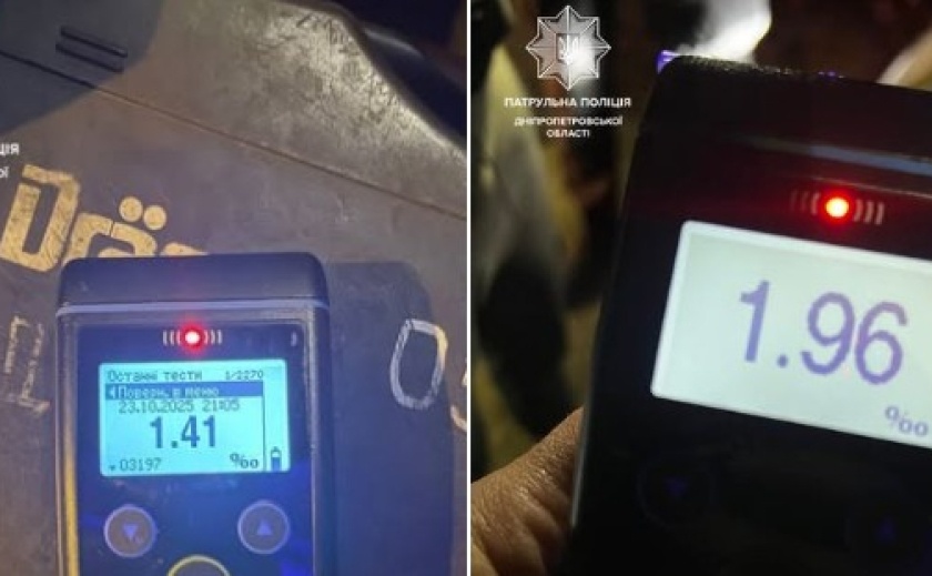 У Дніпрі знову виявляли нетверезих водіїв