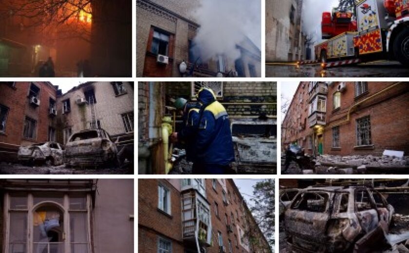 Нічна масована атака на Дніпро: постраждали двоє людей, виникли пожежі