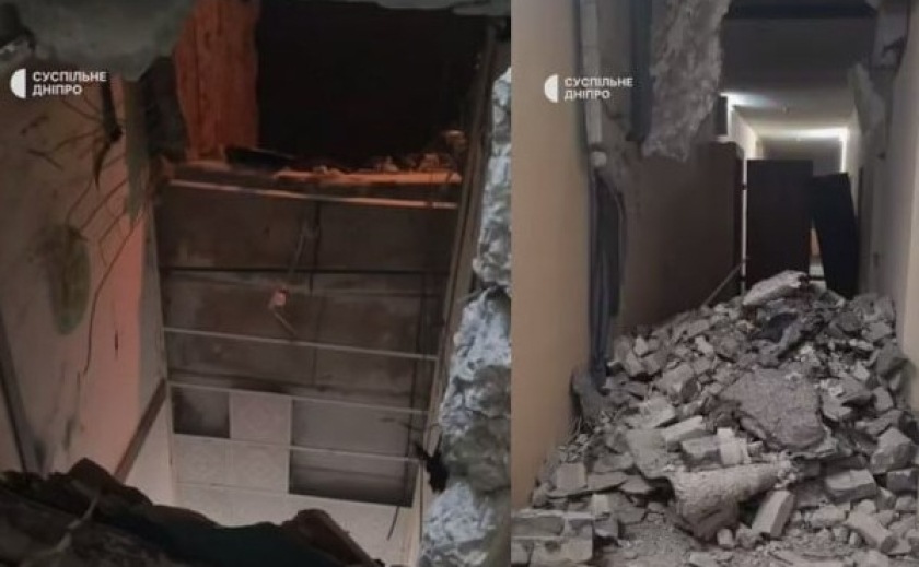 Через масовану атаку ворога у Дніпрі пошкоджена редакція медіа