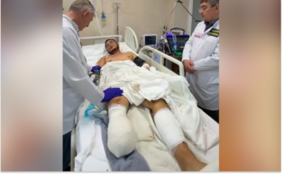 Ампутація правої ноги, перелом ребер та багато уламків у тілі: У Дніпрі медики рятують важкопораненого військовослужбовця