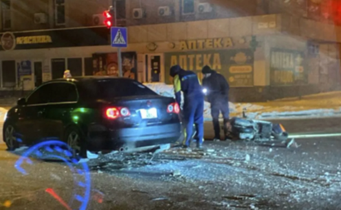 На проспекті Поля у Дніпрі водій Volkswagen збив кур’єра Glovo