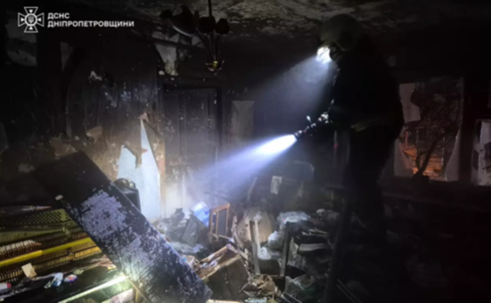 На пожежі у Дніпрі загинула жінка 1949 року народження