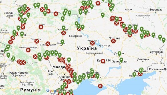 Где и когда таможня дает добро. Онлайн-карта всех украинских КПП