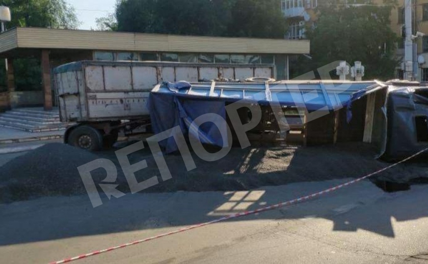 В Днепре водитель фуры прощелкал техосмотр