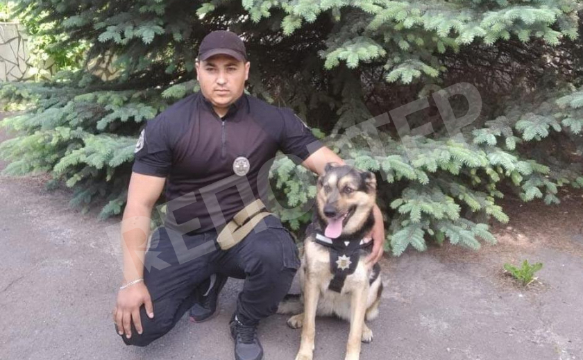 На Днепропетровщине полицейская собака помогла вернуть домой мать с ребенком